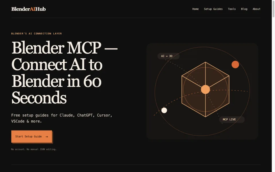 Blender AI Hub 预览截图